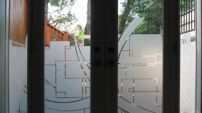 Decorative glass films